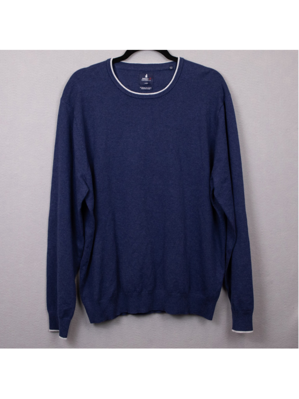 Johnnie-O Wren navy crewneck sweater-L